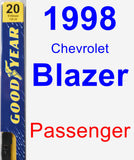 Passenger Wiper Blade for 1998 Chevrolet Blazer - Premium