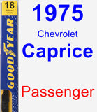 Passenger Wiper Blade for 1975 Chevrolet Caprice - Premium