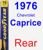 Rear Wiper Blade for 1976 Chevrolet Caprice - Premium