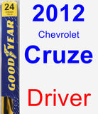 Driver Wiper Blade for 2012 Chevrolet Cruze - Premium