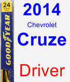 Driver Wiper Blade for 2014 Chevrolet Cruze - Premium