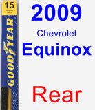 Rear Wiper Blade for 2009 Chevrolet Equinox - Premium