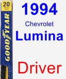 Driver Wiper Blade for 1994 Chevrolet Lumina - Premium