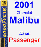 Passenger Wiper Blade for 2001 Chevrolet Malibu - Premium