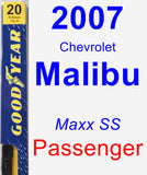 Passenger Wiper Blade for 2007 Chevrolet Malibu - Premium