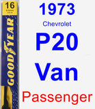 Passenger Wiper Blade for 1973 Chevrolet P20 Van - Premium