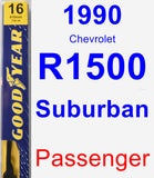 Passenger Wiper Blade for 1990 Chevrolet R1500 Suburban - Premium