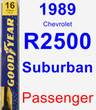 Passenger Wiper Blade for 1989 Chevrolet R2500 Suburban - Premium