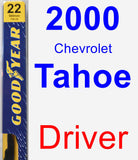 Driver Wiper Blade for 2000 Chevrolet Tahoe - Premium