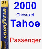Passenger Wiper Blade for 2000 Chevrolet Tahoe - Premium