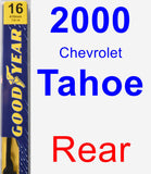 Rear Wiper Blade for 2000 Chevrolet Tahoe - Premium