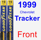 Front Wiper Blade Pack for 1999 Chevrolet Tracker - Premium