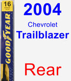 Rear Wiper Blade for 2004 Chevrolet Trailblazer - Premium