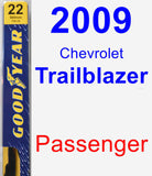 Passenger Wiper Blade for 2009 Chevrolet Trailblazer - Premium