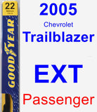 Passenger Wiper Blade for 2005 Chevrolet Trailblazer EXT - Premium