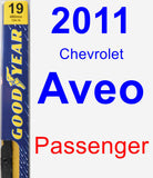 Passenger Wiper Blade for 2011 Chevrolet Aveo - Premium