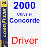 Driver Wiper Blade for 2000 Chrysler Concorde - Premium