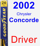 Driver Wiper Blade for 2002 Chrysler Concorde - Premium