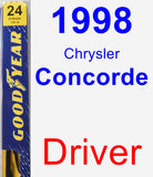 Driver Wiper Blade for 1998 Chrysler Concorde - Premium