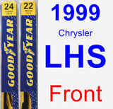 Front Wiper Blade Pack for 1999 Chrysler LHS - Premium