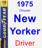 Driver Wiper Blade for 1975 Chrysler New Yorker - Premium