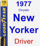 Driver Wiper Blade for 1977 Chrysler New Yorker - Premium