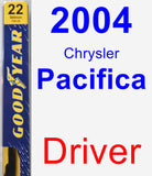 Driver Wiper Blade for 2004 Chrysler Pacifica - Premium