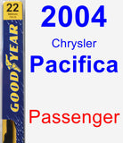 Passenger Wiper Blade for 2004 Chrysler Pacifica - Premium