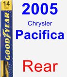 Rear Wiper Blade for 2005 Chrysler Pacifica - Premium