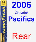 Rear Wiper Blade for 2006 Chrysler Pacifica - Premium