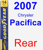 Rear Wiper Blade for 2007 Chrysler Pacifica - Premium
