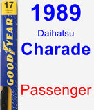 Passenger Wiper Blade for 1989 Daihatsu Charade - Premium