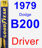 Driver Wiper Blade for 1979 Dodge B200 - Premium