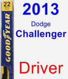 Driver Wiper Blade for 2013 Dodge Challenger - Premium