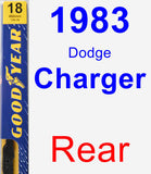 Rear Wiper Blade for 1983 Dodge Charger - Premium