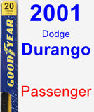 Passenger Wiper Blade for 2001 Dodge Durango - Premium