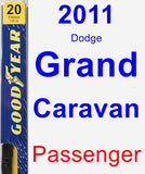 Passenger Wiper Blade for 2011 Dodge Grand Caravan - Premium