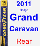 Rear Wiper Blade for 2011 Dodge Grand Caravan - Premium