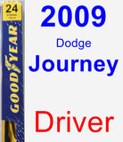 Driver Wiper Blade for 2009 Dodge Journey - Premium