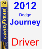 Driver Wiper Blade for 2012 Dodge Journey - Premium