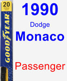 Passenger Wiper Blade for 1990 Dodge Monaco - Premium