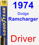 Driver Wiper Blade for 1974 Dodge Ramcharger - Premium