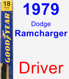 Driver Wiper Blade for 1979 Dodge Ramcharger - Premium