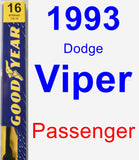 Passenger Wiper Blade for 1993 Dodge Viper - Premium