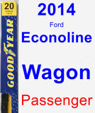 Passenger Wiper Blade for 2014 Ford Econoline Wagon - Premium