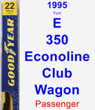 Passenger Wiper Blade for 1995 Ford E-350 Econoline Club Wagon - Premium