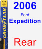 Rear Wiper Blade for 2006 Ford Expedition - Premium