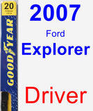 Driver Wiper Blade for 2007 Ford Explorer - Premium