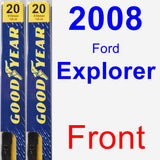 Front Wiper Blade Pack for 2008 Ford Explorer - Premium