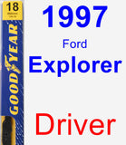 Driver Wiper Blade for 1997 Ford Explorer - Premium